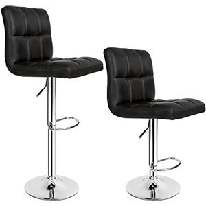 TecTake Sgabelli da bar moderni sgabello design cucina sedia regolabile - modelli differenti - (2x "Tony" | no. 401559)