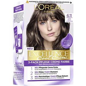 L'Oreal Paris Excellence Cool Creme 6.11 - Biondo scuro ultra freddo