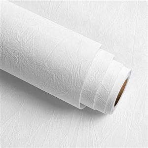 Stickyart Carta da Parati Adesiva Muro Velluto Bianca Pellicola Adesiva per Mobili 30cm X 200cm Rivestimento Adesivo per Mobili e Pareti per Camera da Letto Soggiorno Camera dei Bambini e Studio