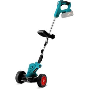 Roadtime Tagliaerba e Decespugliatore a Batteria Retrattile, Compatibile con Makita 18V, 8 Lame e Ruote Rimovibili, Elettrico per Rimuovere Erbacce e Alberi