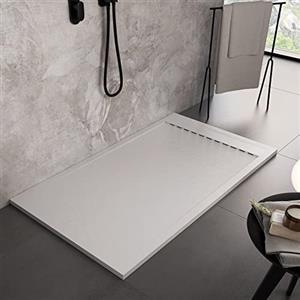 OLIMPO DOCCE - Piatto doccia bianco con scarico laterale | Piletta Gratis STAR PRESTIGE - 70x140