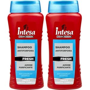 Intesa Pour Homme Shampoo Antiforfora Fresh Uomo 300 ml - Azione Purificante con Zinco e Mineral Complex - Rinfrescante, Uso Quotidiano, Contro la Forfora (2)