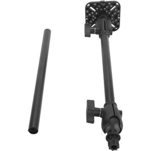 Tonysa Base di Montaggio per Ecoscandaglio, Staffa di Supporto Universale con Doppia Sfera Girevole a 360 Gradi, Piastra per Ecoscandaglio per Garmin, Humminbird