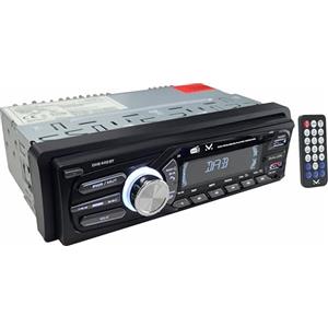 Majestic DAB 445 BT - Autoradio RDS FM stereo/DAB+ PLL, Bluetooth, Doppio USB, Ingressi SD/AUX-IN, Frontalino estraibile, Telecomando, 180W (45W x 4ch), Nero