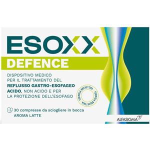 ALFASIGMA ESOXX DEFENCE - 30 Compresse Masticabili per Reflusso Gastroesofageo