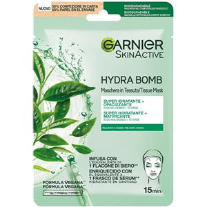 Garnier SkinActive Hydra Bomb The Verde The verde Idratante Opacizzante 28 gr Maschera in Tessuto