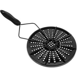 LIFKOME Diffusore per Piano Cottura a Induzione, Tajine, Piastra Adattatore, in Acciaio Inox e Vetro - per Fornello a Gas