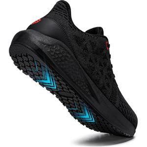 LARNMERN Scarpe Cucina Sneakers Uomo Scarpe Antiscivolo da Cuoco Uomo SRC Lavoro Antinfortunistiche Ristorazione Sanitaria Senza Puntale Comode,Nero44.5 EU