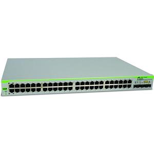 Allied Telesis AT GS950/48 WebSmart Switch - Switch - verwaltet - 48 x 10/100/1000 + 4 x Shared SFP - Desktop