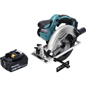 Makita DSS 611 T1 - Sega circolare a batteria, 18 V, 165 mm, 1 batteria da 5,0 Ah, senza caricatore