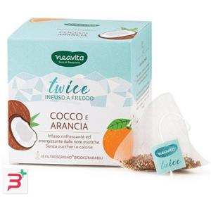 HP ITALIA SRL NEAVITA FILTROSCRIGNO INFUSO TWICE COCCO E ARANCIA 15 FILTRI