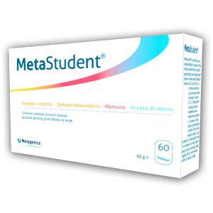 Metagenics MetaStudent - Integratore Alimentare 60 Compresse con Vitamine e Minerali per Sostegno Energetico e Cognitivo
