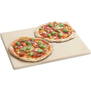 BURNHARD Pietra refrattaria BURNHARD® Cordierite, 38x30x1,5 cm, resistente al calore, distribuzione uniforme del calore, impasto croccante, per forno e grill - Pietra Deluxe