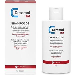 Unifarco Ceramol Shampoo DS 200ml - Detergente per cute seborroica e forfora con brevetto DSCALM