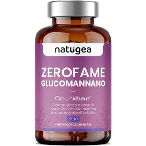 NATUGEA GLUCOMANNANO ZEROFAME 120 COMPRESSE