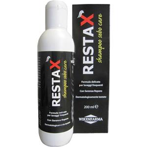 Restax Shampoo Sebo Care 200ml - Shampoo per Capelli Grassi, Deterge e Nutre