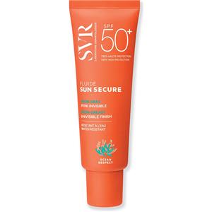 SVR Sun Secure Fluide SPF50 50ml - Fluido Solare Viso Leggero, Finish Invisibile, Resistente all'Acqua