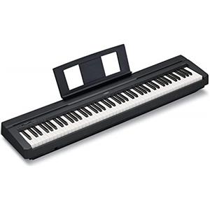 Yamaha Digital Piano P-45B Pianoforte Digitale dal Suono Acustico Autentico, Design Compatto, Leggero ed Elegante, Facile da Usare e Trasportare, Nero