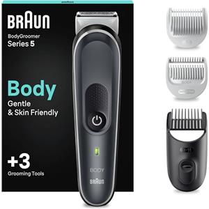 Braun Depilatore Corpo Series 5 5350, Rifinitore Corpo Da Uomo, Rasatura Delicata Per Tutto Il Corpo Maschile
