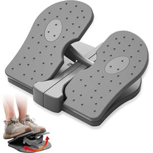 equlup Stepper Per Scale, Stepper Per Piedi Mini Stepper Trainer Stepper Per Fitness Pieghevole Per L'home Office(Grigio)