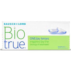 Biotrue ONEday Lenti a Contatto Giornaliere Correttive, 30 Lenti, BC 8.6 mm, DIA 14.2 mm, +0.25 Diopt (Positive)