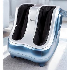 GLOBAL RELAX® | VITALZEN PRO | Blu I Massaggiatore per piedi e gambe | Massaggio compressione I Calore | Aiuto al rilassamento | Sollievo dal dolore per piedi, polpacci e vitelli