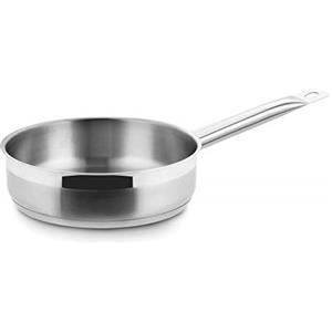 Lacor 57625, Pentola per saltare Eco-Chef, senza coperchio, 24 x 6 cm