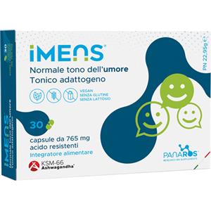 iMENS Integratore Alimentare 30 Capsule - Bacopa, Ashwagandha e Rodiola Rosea per Memoria e Benessere Mentale