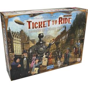 Asmodee - Ticket to Ride Legacy: Leggende del Vecchio West - Gioco da Tavolo di Avventure Ferroviarie per Famiglie e Esperti - 2-5 Giocatori, 10+ Anni, Edizione in Italiano