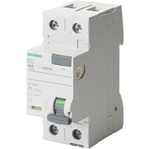 Siemens sentron - Interruttore differenziale tipo F 25a 1+neutro 300ma 230v 2 moduli