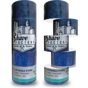 The Shave Factory Carta Collo Protettiva 500 Strappi - Morbida e Adesiva per Parrucchieri e Barbershop