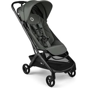Bugaboo Butterfly 2 Passeggino Leggero da Viaggio Dimensioni Cabina, Portatile, Piegabile con Una Mano, con Seduta Reclinabile, Cestino Portaoggetti e Tracolla - da 6 Mesi a 4 Anni - Forest Green