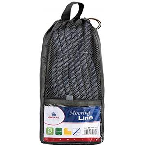 Osculati Cima Ormeggio Bianca 20 mm x 12 m - Poliestere Alta Tenacità, 3 Capi, Redance Inox