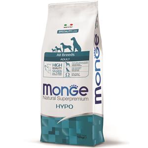 Monge Superpremium All Breeds Hypo Salmone e Tonno da kg 12 cane