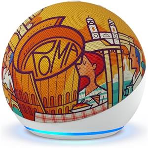 Amazon Echo Dot, Altoparlante intelligente con Alexa, Edizione Limitata Roma