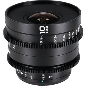 Laowa 10mm T2.9 Zero-D VV Cine - Obiettivo rettilineo per Sony E-mount con angolo di campo di 130,3° e distorsione minima