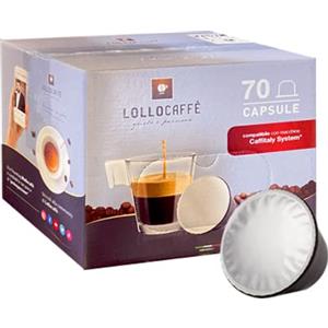 Lollo Caffè 70 CAPSULE LOLLO COMPATIBILI CAFFITALY SISTEM MISCELA NERA