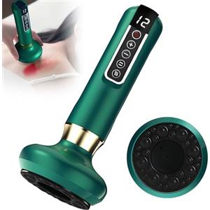 HOVCEH Massaggiatore AntiCellulite, HOVCEH Intelligente Coppettazione Elettrica per Gambe, Corpo, Addome, 12 Fasi Velora Massaggiatore Anti Cellulite per uso Domestico