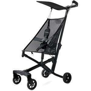 Opaeroo Passeggino da viaggio pieghevole leggero, Passeggino per bambini 1-6 anni Passeggino impermeabile in tessuto Oxford Alluminio, 37 x 21,2 x 14,2 pollici Nero