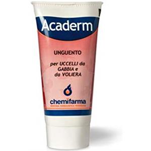 chemifarma ACADERM UNGUENTO per Uccelli da Gabbia E da VOLIERA LENITIVA Zampe VOLATILI 50ML