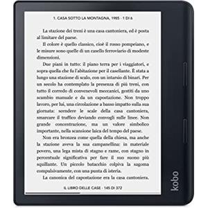 Kobo Sage | eReader | Touchscreen antiriflesso 8 HD | Impermeabile | Luminosità e temperatura colore regolabili | Riduzione luce blu | Bluetooth | WiFi | 32 GB | Tecnologia Carta E Ink