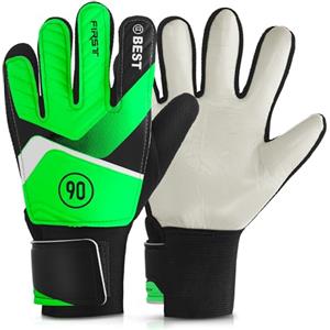 Starvortex Guanti da Portiere per Bambini, Antiscivolo Guanti Calcio Bambino 9-12 Anni con Protezione per Polso, Palma e Dita, Ideali per Portieri Junior, Giovani e Adulti (Taglia 7)