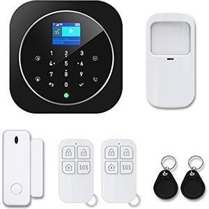 Mengshen Sistema Di Sicurezza Per La Casa Intelligente Controllo APP WiFi Senza Fili GSM 2G Allarme Antifurto Con Sensore Di Movimento Della Porta Per L'ufficio Dell'appartamento Di Casa