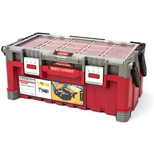 Keter Cassetta porta utensili Cantilever Pro Tool Box colore: rosso / grigio