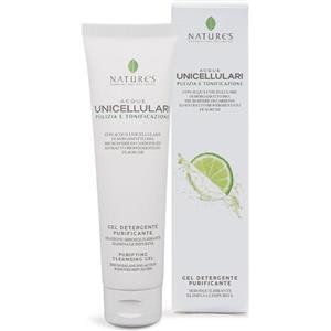 BIOS LINE SpA Nature's Gel Detergente Purificante Acque Unicellulari 150 ml - Gel fresco con carbone vegetale per una pulizia profonda