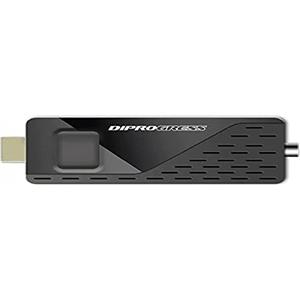 DIPROGRESS Decoder Digitale Terrestre DIPROGRESS HDMI STICK TV DVB-T2 H.265 HEVC 265 10 bit DPT210HA, nero