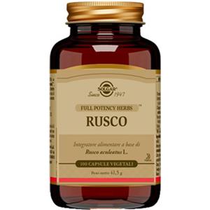Solgar Rusco - Integratore Alimentare a Base di Ruscus Aculeatus L. per Microcircolo e Circolazione Venosa - 100 Capsule Vegetali