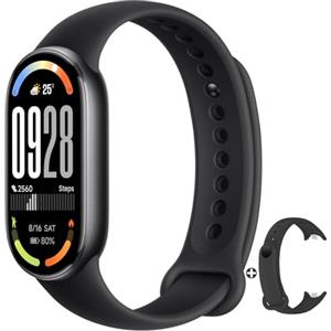 Xiaomi Smart Band 10 (2025)- Mi Smartwatch, Schermo AMOLED 1,72, Autonomia 21 giorni,150+ Modalità Sportive, Monitoraggio Della Frequenza Cardiaca, HyperOS 2, 5ATM Cinturino in omaggio