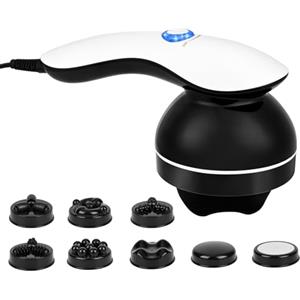 Dreamhigh® Macchinario Anticellulite, Massaggiatore Corpo Elettrico Con 8 Rullo Massaggio Cellulite, Dispositivo Anticellulite per Rassodare e Modellare, Sollievo da Spalle, Addome, Glutei e Gambe