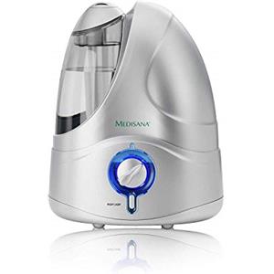 medisana UHW umidificatore ad ultrasuoni, purificatore d'aria per camere da letto, soggiorno, ufficio e camere per bambini, nebulizzatore per un clima migliore della stanza, 4,2 litri